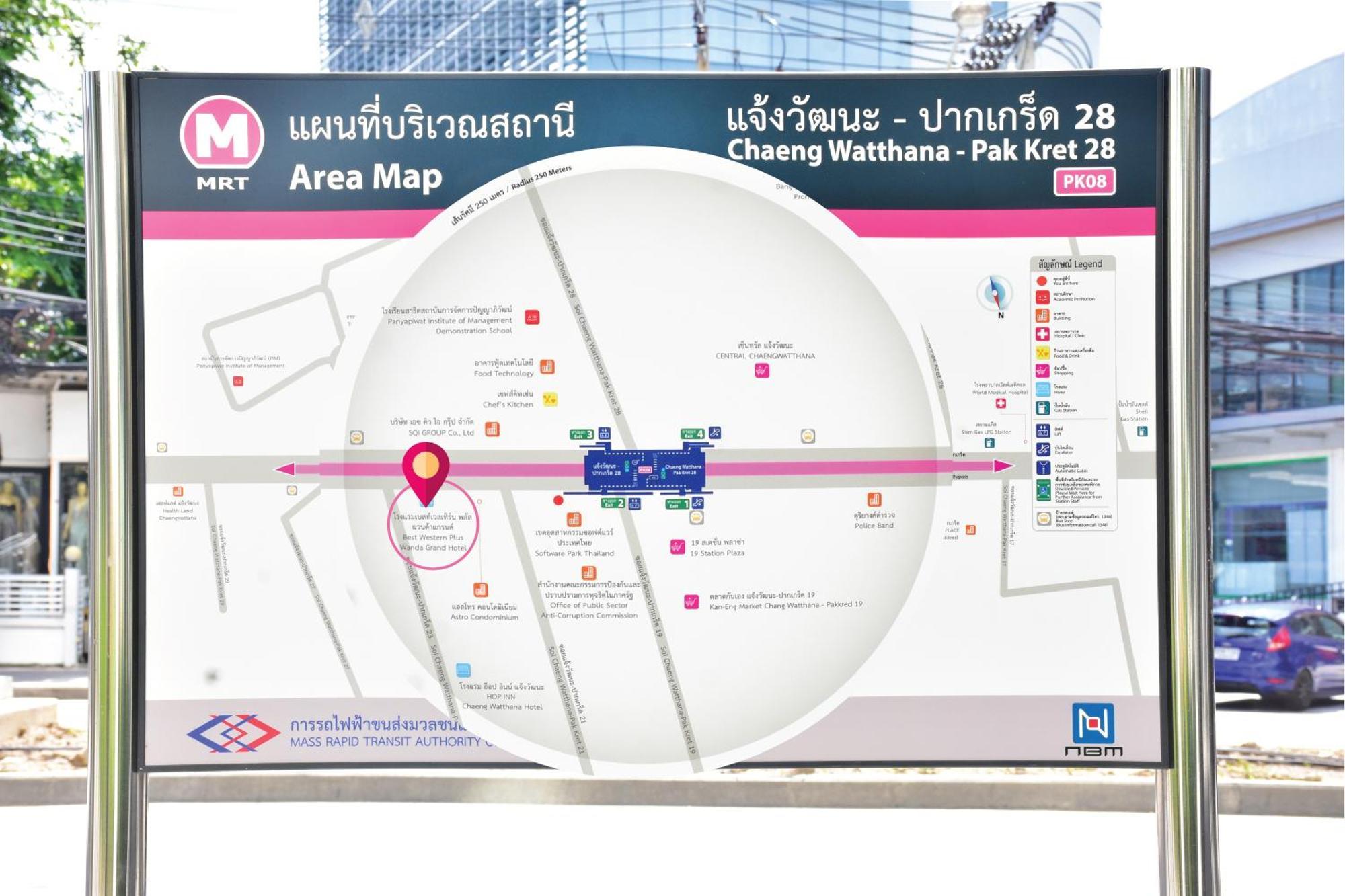 Best Western Plus Wanda Grand Hotel Nonthaburi Bagian luar foto